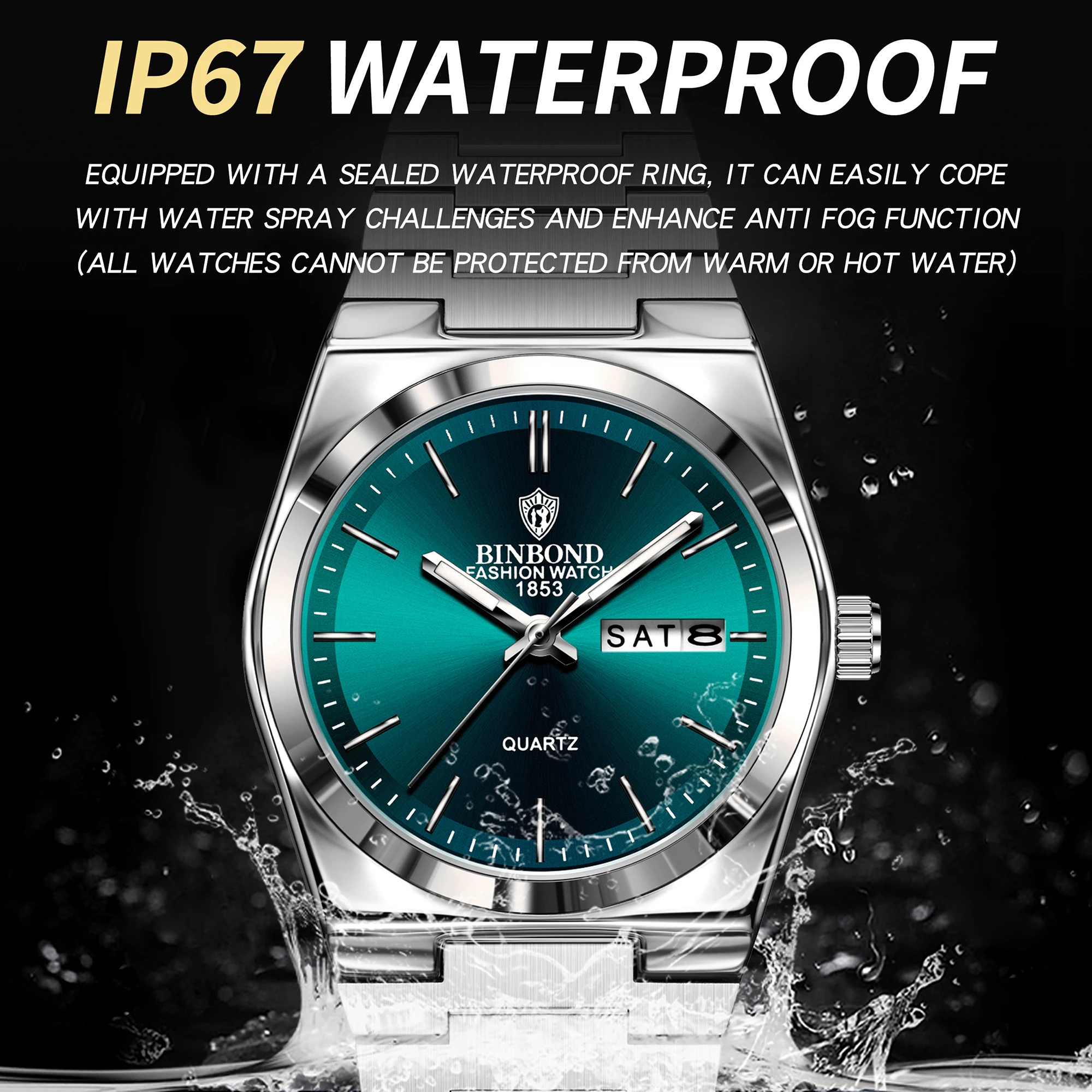 Women's Watch with Luminous Hands