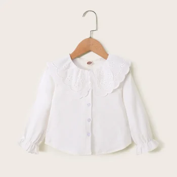 Girls' Lace Long Sleeve Autumn Top