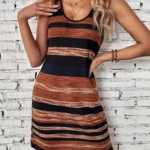 Sleeveless A-Line Dress — Image 3