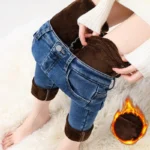 Slim-Fit Warm Winter Jeans — Image 3