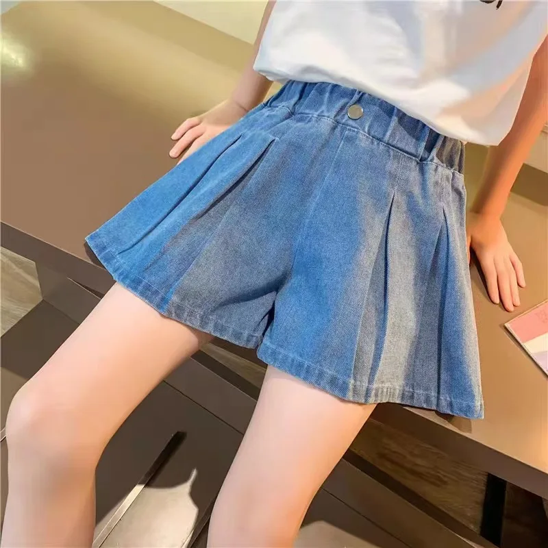 شورت جينز بناتي بقصّة A