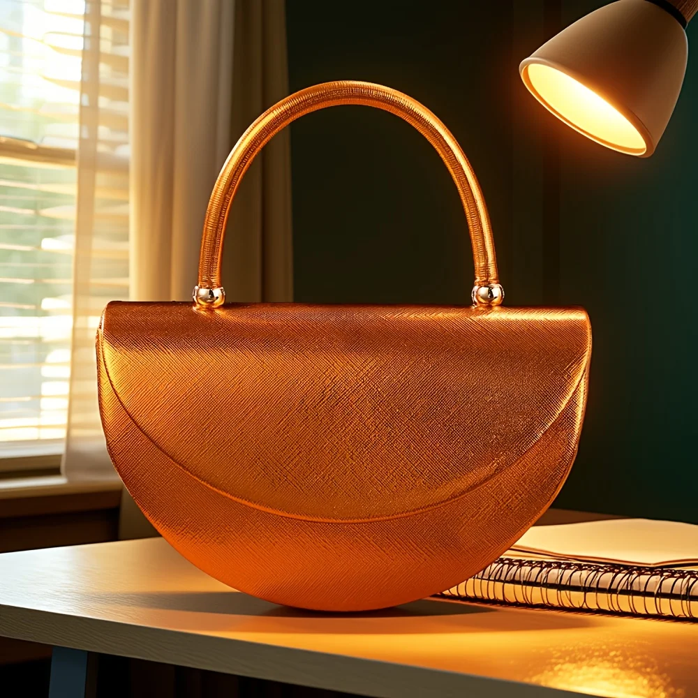 Small Square Evening Bag with Simple Design
