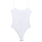 White One-Piece Bodysuit — Image 2