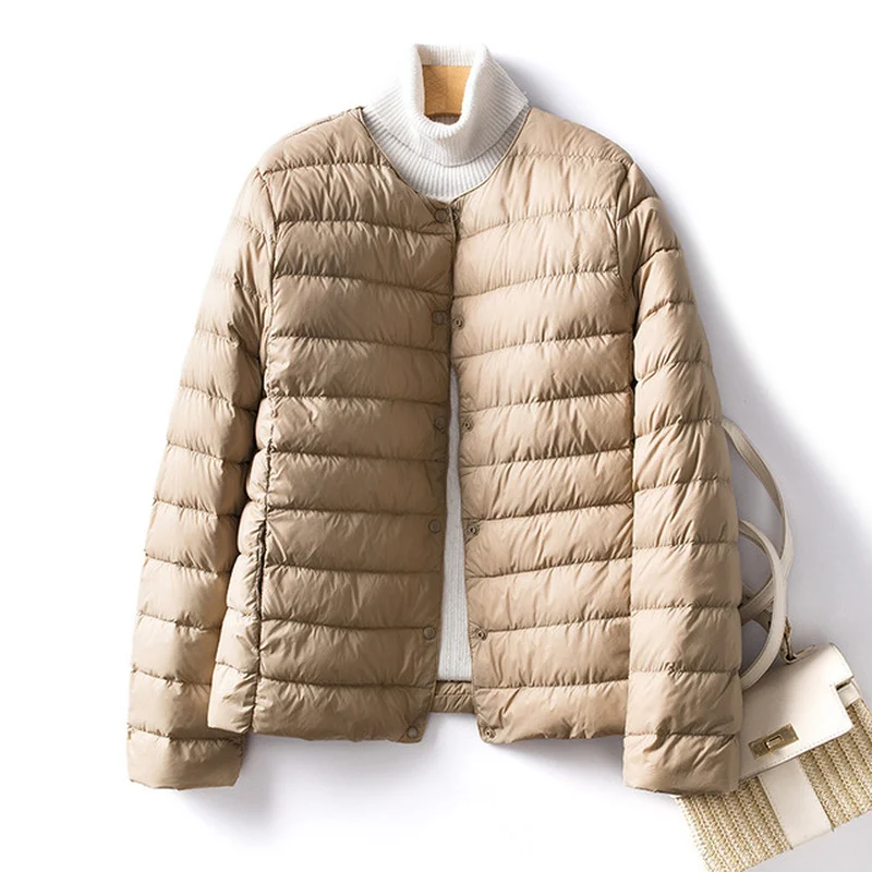 V-Neck Down Jacket
