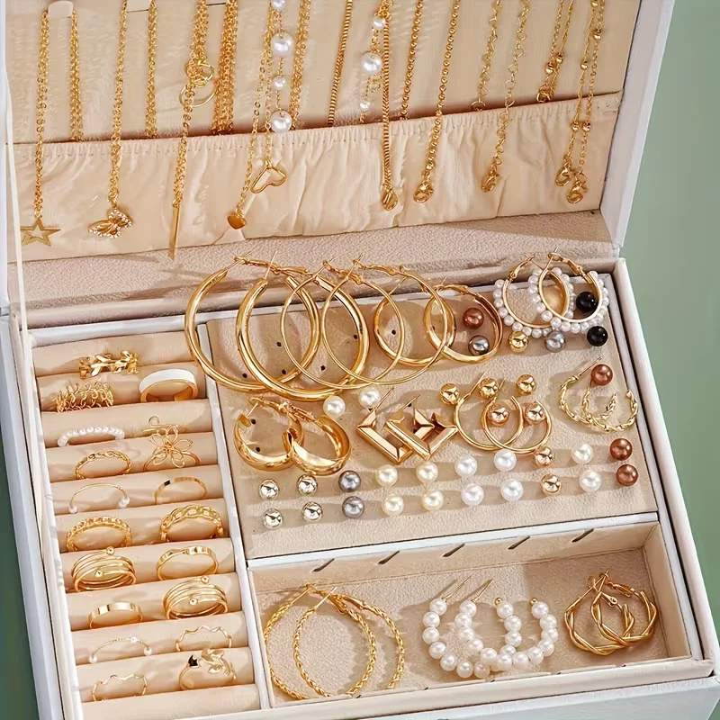 86-Piece Pearl Jewelry Set
