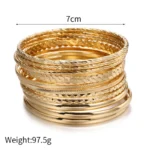 12-Piece Cuban Chain Bracelet Set — Image 6
