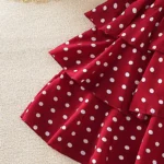 فستان بناتي بنقاط وطبقات — صورة 6