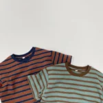 Baby Simple Striped Cotton T-Shirt — Image 5