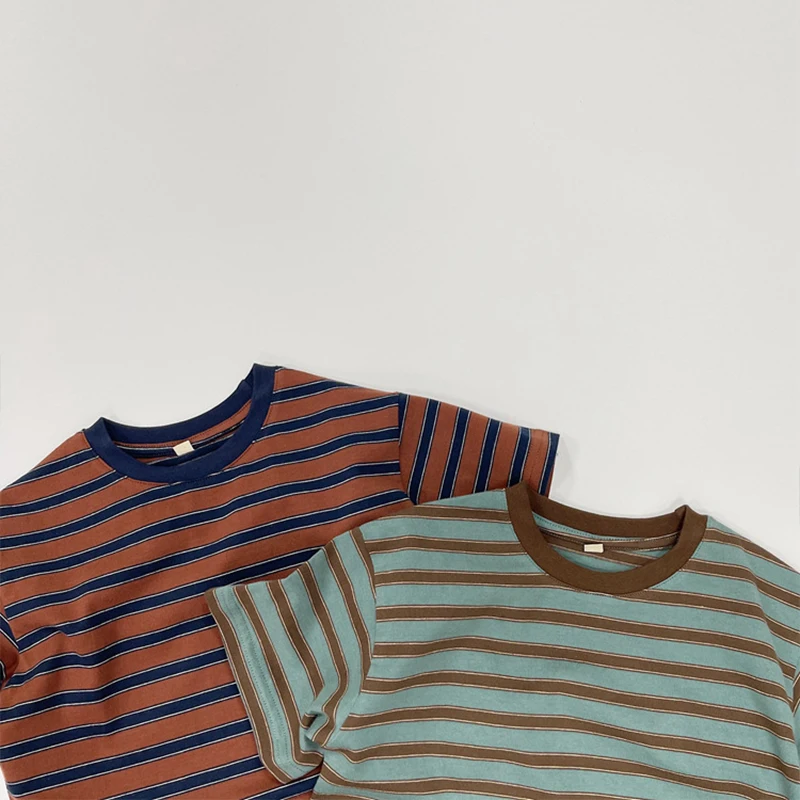Baby Simple Striped Cotton T-Shirt