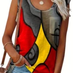 Sleeveless Contrast Color Top — Image 2