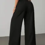 Striped Ruffled Wide-Leg Pants — Image 2