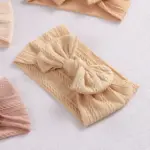 Baby Stretchy Nylon Headband with Bow — Image 4