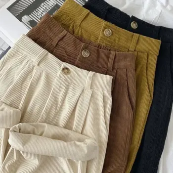Vintage Spring High-Waisted Pants