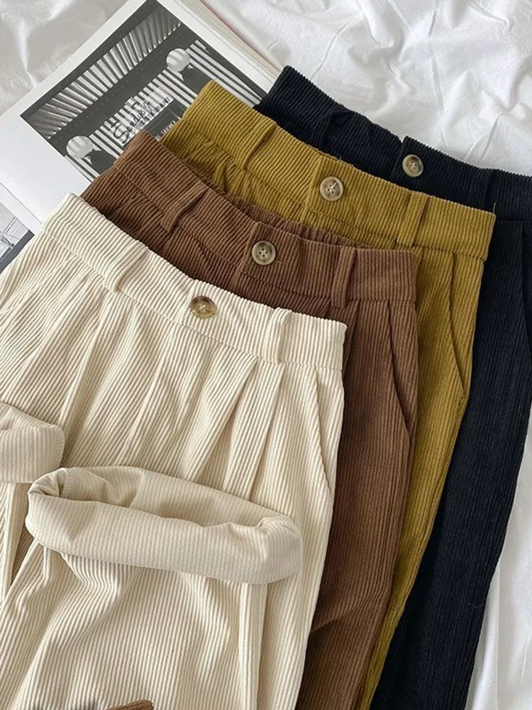 Vintage Spring High-Waisted Pants
