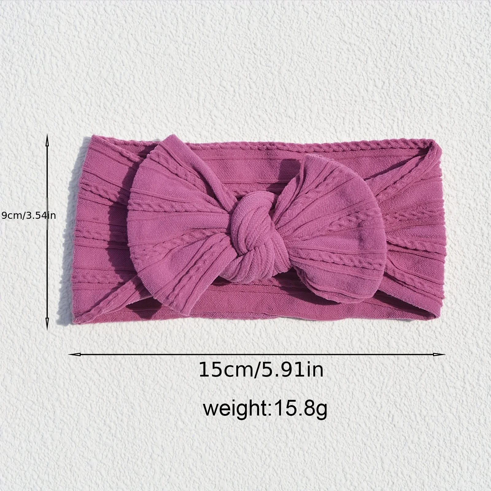 Baby Stretchy Nylon Headband with Bow