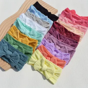 Baby Stretchy Nylon Headband with Bow