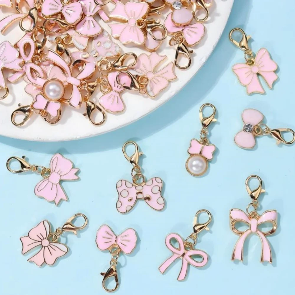 10-Piece Pearl Necklace with Bow