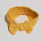 Baby Stretchy Nylon Headband with Bow — Image 6