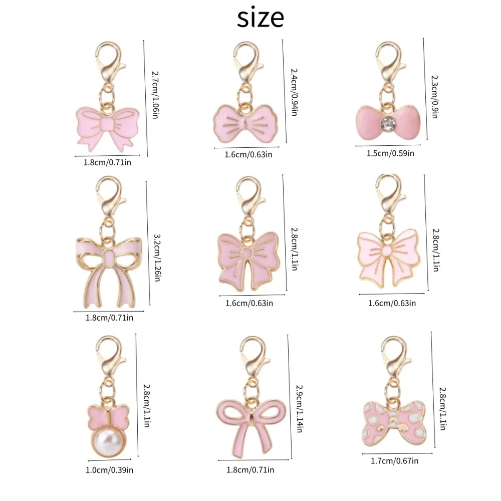 10-Piece Pearl Necklace with Bow