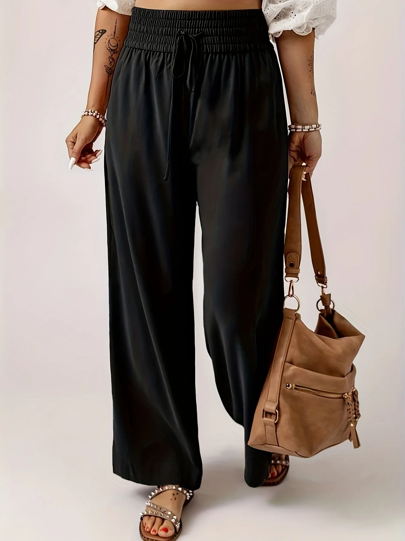 Elegant Plus-Size Pants