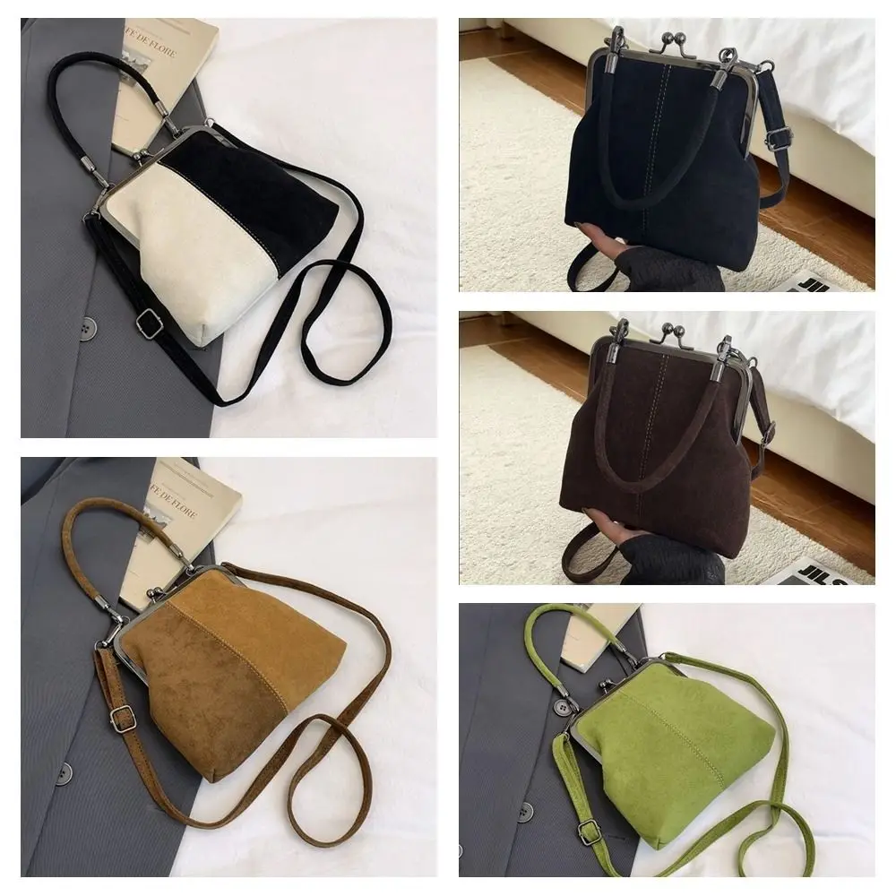 Retro Large-Capacity Short Handbag