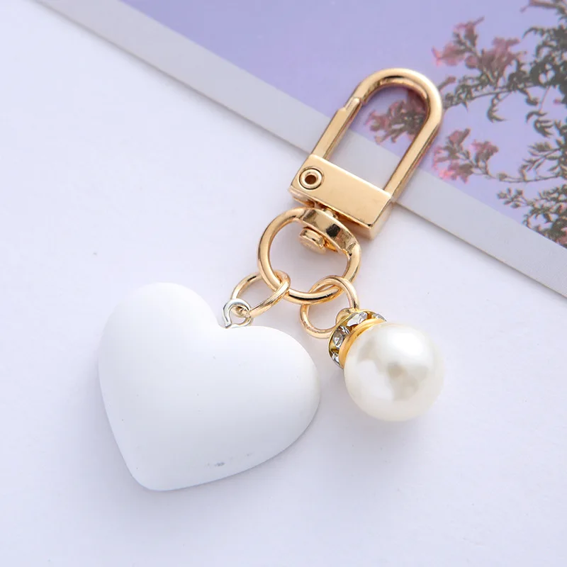 Pearl Heart Print Ring