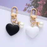 Pearl Heart Print Ring — Image 2