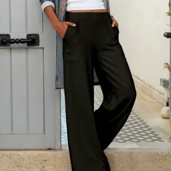 Casual Autumn Wide-Leg Pants