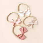 Baby 4-Piece Cotton Headband with Bow — Image 2