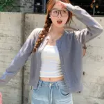 كارديجان بأكمام طويلة وأزرار — صورة 4