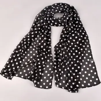 Polka Dot Chiffon Summer Hijab