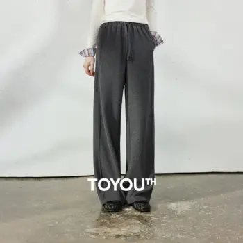 Velvet Straight Pants