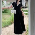 فستان ميدي بطراز كلاسيكي خريفي — صورة 5