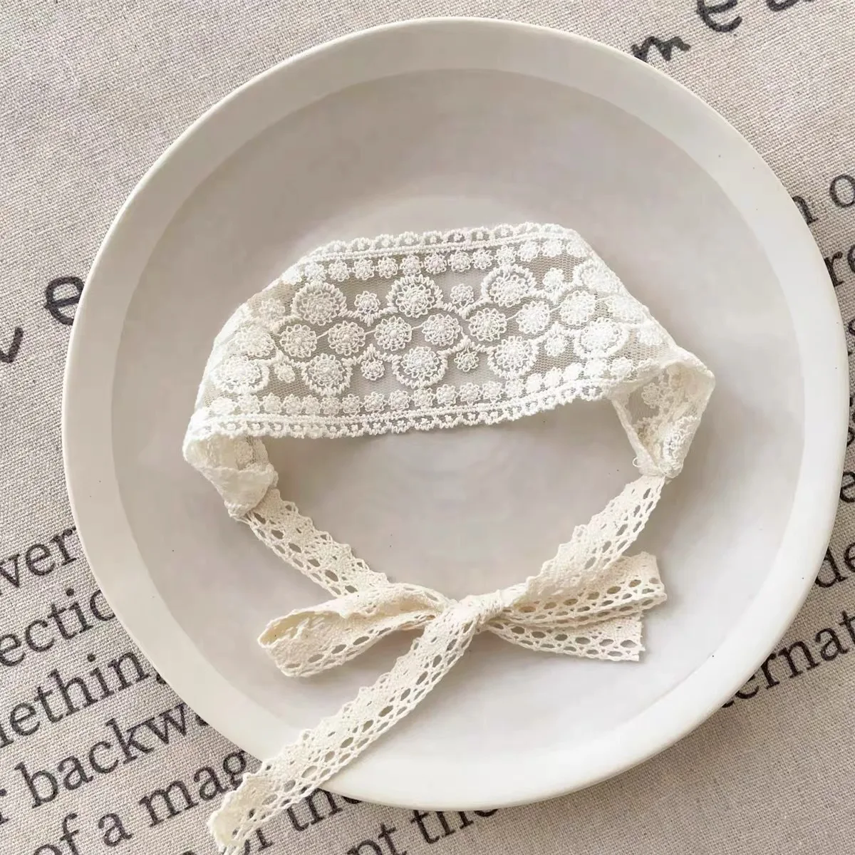 Newborn Stretchy Lace Headband