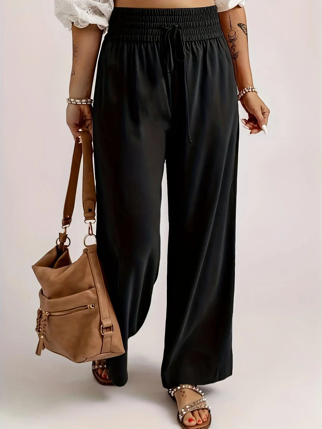 Elegant Plus-Size Pants