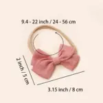 Baby 4-Piece Cotton Headband with Bow — Image 6