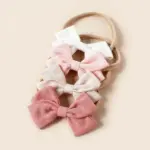 Baby 4-Piece Cotton Headband with Bow — Image 4
